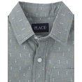 thumbnail image 2 of The Children s Place Chemise à Manches Courtes en Coton pour Garçons, Flèche Bleue, Grand 10 12, 2 of 2