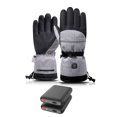 thumbnail image 1 of Guantes calefactables con batería eléctrica para hombres y mujeres, guantes impermeables de invierno, 1 of 8