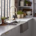 thumbnail image 3 of Rivana Semi-Pro Pull-Down Dual-Spray Kitchen Faucet - Satin Gold, 3 of 5