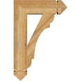 thumbnail image 3 of Ekena Millwork 4"W x 16"D x 24"H Olympic Arts & Crafts Rough Sawn Bracket, Western Red Cedar, 3 of 4