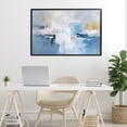 thumbnail image 3 of Stupell Industries Contemporary Blue Sea Mist Horizon Black Framed Giclee Art, 30 x 20, by Creative Studio, 3 of 8