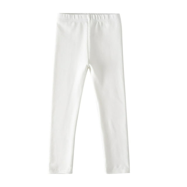 cfhntfmh Baby Girls Pants Fall Soft Stretch Elastic Waisted Pull on Long Leggings Childrens Comfy Full Length Pants