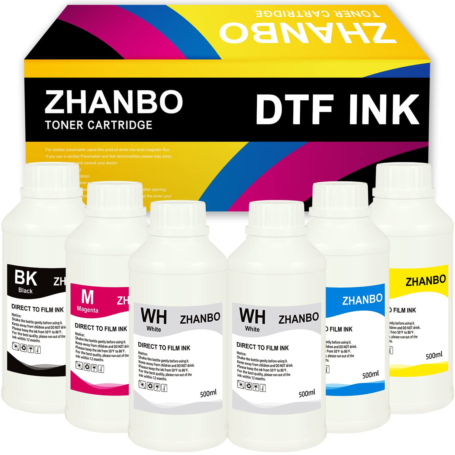 DTF Ink Heat Transfer Film Printing 500ML Refillment for L1800 L800
