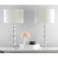 thumbnail image 3 of SAFAVIEH Liam 29 in. H Stacked Crystal Ball Table Lamp, Clear, Set of 2, 3 of 7