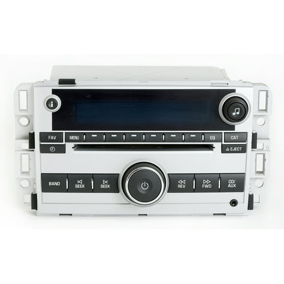 Restored 2007 Chevy Equinox Radio AM FM CD Player w Aux mp3 Input US8 15945856 - UNLOCKED (Refurbished)