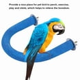 thumbnail image 4 of Pet Bird Roughsurfaced Wooden Perch Stand Rack Cage Toy for Beak  Grinding with  Material, Easy Assembly, 4 of 7