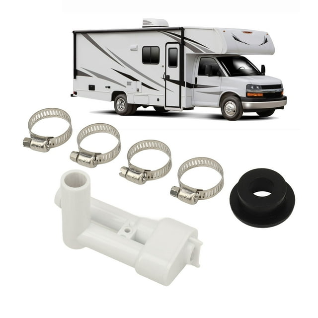 Kit De Interruptor De Vacío Para Inodoro, Práctico 385316906 Piezas De Válvula De Agua Para Inodoro RV Antienvejecimiento Abrazadera De Acero Inoxidable Para Inodoros 110 111