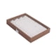 thumbnail image 4 of Caja de joyería de madera, contenedor de caja de almacenamiento de joyas, soporte para collares, pendientes de tuerca, broches de mujer, regalo de 24 cuadrícula, 4 of 9