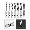 thumbnail image 4 of Ensemble de 7 Pcs de Tige de Forage pour Bois avec Changement Rapide, 4 of 9