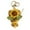 Yellow, variant on Valentines Gift Sweet Hand Knitted Bouquet Pendant Elaborate Crochet Flower Bundle Ornament