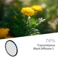 thumbnail image 2 of Filtro Soft Focus K&F CONCEPT Negro y transparente 67mm, 2 of 8