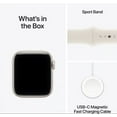 thumbnail image 5 of Restored Apple Watch SE 3 - GPS + Cellular - 44MM Midnight Aluminum Case with Anchor Blue Sport Band - S/M (Refurbished), 5 of 5