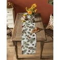 thumbnail image 5 of Sage Green Christmas Table Runner 70 Inches, Xmas Botanical Pine Cones Bed Runner Dresser Scarves Tabletop for Indoor Outdoor Parties/Ceremony/Banquet, 13" x 70", 5 of 8