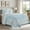 Light Blue, variant on Superior Woven Jacquard Bedspread Set Twin Size, 2-Piece Lightweight All Seasons Coverlet, Denim Blue