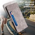 thumbnail image 4 of Allytech for Samsung Galaxy S22 5G Phone Case, Premium PU Leather Card Holder RFID Blocking Shockproof Kickstand Flip Magnetic Closure Slim Wallet Protective Case Cover for Samsung S22 Phone, Gray, 4 of 10