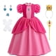 thumbnail image 1 of Vestido de melocotón para niña, disfraz de princesa para carnaval, Vestidos de fiesta para niños de 4 a 12 años, novedad de 2023 Fivean unisex, 1 of 2
