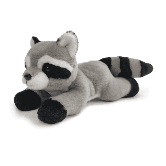 Just qunseen 8'' Soft Raccoon Stuffed Animal Cute Plush Realistic Raccoon Toy for Kids Birthday Gift