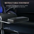 thumbnail image 4 of Bigzzia Massage Gaming Chair with Footrest, Gamer Chair for Adults,Lumbar Pillow and Headrest Adjustable, Blue, 4 of 9