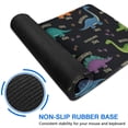 thumbnail image 6 of Long Mouse Pads for Desk,Black Dinosaurs with Weight Tags Desk Mats on Top Of Desks, Desk Mouse Pad Extra Large with 3mm Non-Slip Base and Stitched Edge for Gaming,Office,Work,Home 35.4"x15.7", 6 of 6