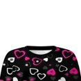 thumbnail image 5 of AMERTEER Chandails en Molleton de la Saint-Valentin pour Femmes Manches Longues Col Rond Pull, 5 of 5