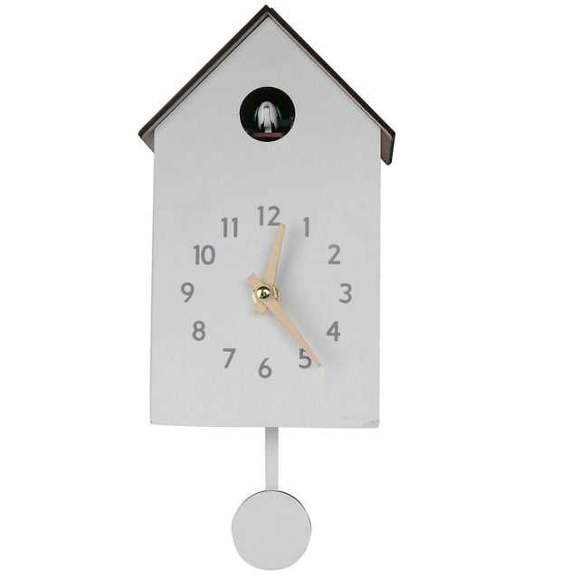 Reloj colgante de pared de cuarzo con diseño de pájaro moderno, reloj de pared de cuarzo con temporizador, Compatible con decoración de oficina en casa