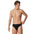 thumbnail image 5 of SCHIESSER Calzoncillos para Hombres, Paquete de 3 - Rio Slip 95/5, Algodón Estirado, Rayas laterales Negro L (Large), 5 of 5