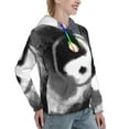 thumbnail image 6 of Haiem Yin And Yang for Women's Fashion Hoodies & Sweatshirts with Kangaroo Pocket,Hooded Sweatshirt with Eye-catching Drawstrings-X-Large, 6 of 7