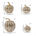thumbnail image 3 of Taicans ‌7PCS Glitter Pumpkin Decor Set - Halloween Thanksgiving Table Decorations,Gold Plastic Fall Centerpiece Ornaments for Party,Wedding & Home‌, 3 of 6