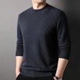 thumbnail image 2 of Suéter de primera calidad, nueva marca de moda, jersey de punto para hombre, jersey de diseñador de lujo, ropa informal lisa a cuadros coreana para hombre, 2 of 5