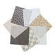 thumbnail image 1 of Moyic 7 unids/set 25x25cm impreso algodón tela cuadrados paquete acolchado Scrapbooking costura artesanía DIY tela gris Tela de costura y artesanía, 1 of 6
