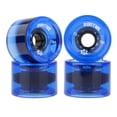 thumbnail image 2 of Paquete de 4 ruedas de monopatín de 70 mm 78A sin cojinetes para monopatines estándar, cruceros, longboards y monopatines eléctricos para patinaje de Azul Soledad Ruedas de skate, 2 of 10