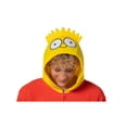 thumbnail image 7 of The Simpsons Hooded Union Suit - Men's Bart Simpson One Piece Character Costume Fleece Pajama Footless Sleeper for Men & Women, 7 of 7