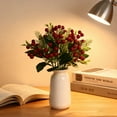 thumbnail image 3 of Fleurs Artificielles pour l'Extérieur Noël Ornements de Baies Rouges Artificielles Fausses Branches de Baies Rouges Fleurs Décoratives Artificielles Baies Rouges Décorations de Noël, 3 of 6