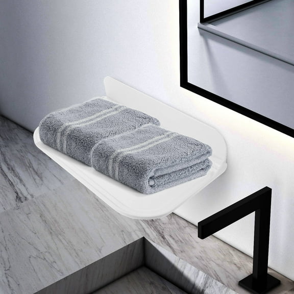 WHAMVOX Shelf Storage Unit Folding Shelving Child White