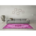thumbnail image 3 of Ahgly Company Indoor Square Persian Pink Traditional Area Rugs, 7' Square, 3 of 4
