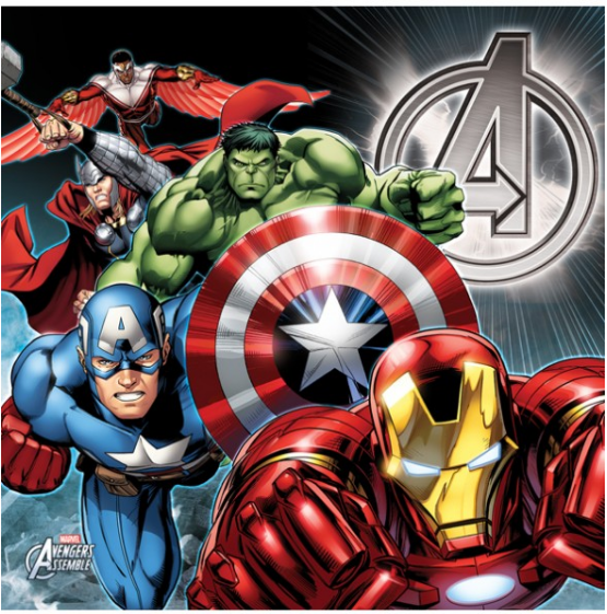 Marvel Comics 6.5x8.5 Avengers Lineup - Walmart.com