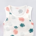 thumbnail image 4 of CAICJ98 Unisex Newborn Baby Boy Girl Summer Clothes Sleeveless Bubble Romper Jumpsuit Overall Shorts Infant Clothing Boy Baby Clothes (Pink,3-6 Months), 4 of 4