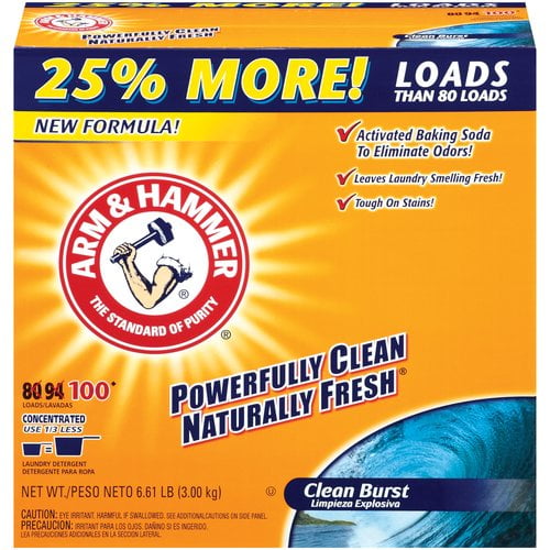 Arm & Hammer Powder Clean Burst Laundry Detergent, 6.61 lb