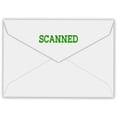 thumbnail image 2 of eloria-décor Scanned Green Ink Self Inking Rubber Stamp Office & Commercial Use Office Stationary, DESIGN01, 2 of 2
