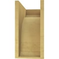 thumbnail image 4 of 8"W x 16"D x 16"H Classic Legacy Rough Cedar Woodgrain TimberThane Corbel, Primed Tan, 4 of 6