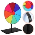thumbnail image 4 of Roue de Prix Effaçable à Sec pour Fêtes et Jeux Toupie de Table pour Activités en Classe Toupie de Jeu Portable Réutilisable, 4 of 9