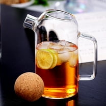 TEHAUX Tea Pitcher Thick Glass Home Use 1Pack