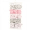 thumbnail image 2 of Hudson Baby Infant Girl Cotton Headbands 5pk, Gray Feather, 0-24 Months, 2 of 7