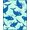 Blue, Pattern 2, variant on ODIKA 4' x 6' Machine Washable Non-Slip Area Rug, Whimsical Star High Traffic Rug, Turquoise, 724064