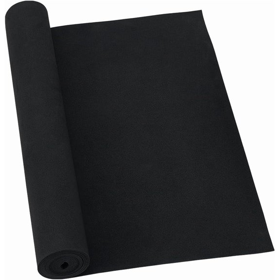 118 Inch Black EVA Foam Roll 15.7 Inch Wide Cosplay Foam Roll