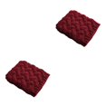 thumbnail image 3 of maskred Leg Warmer Cover Winter Legs Wrapping Covers Clothing Accessory Dressing Ornament Solid Color Short Girl Boot Cuffs Wine red 2Set, 3 of 6
