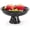 Black, variant on Radicaln Marble Fruit Bowl For Kitchen Counter 10 inches White Handmade Candy Bowl For Entryway Table, Ideal Decorative Bowl, Serving Bowl and Marble Pedestal Bowl For Dining Table Centerpiece