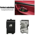 thumbnail image 4 of Window Switch Button Cover, Black ABS Wearproof Door Window Button  Stylish Look  For Cars, 4 of 8