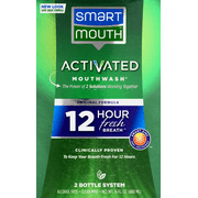 Smartmouth 12-Hour Fresh Breath Mouthwash, Fresh Mint, 16 oz