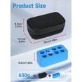 thumbnail image 5 of YOUSHARES Insulin Vial Cooler Travel Case - 8 Slots Freezable Ice Brick Organizer for Peptide Vials, GLP-1 Fridge Holder Diabetic Small Bottle Refrigerator for 10ml U-100 Vials, 5 of 8